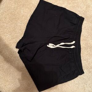 Double Zero Black Casual Shorts